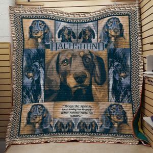 Dachshund High Hopes Bl Quilt Blanket DHC0201201187TD