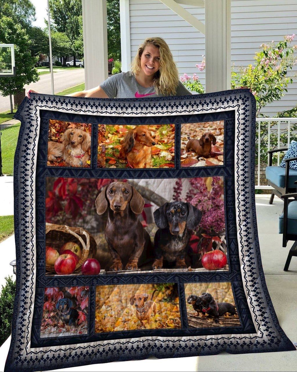 Dachshund History In The Making Quilt Blanket DHC31121813TD