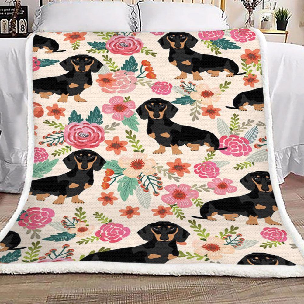 Dachshund Sherpa Fleece