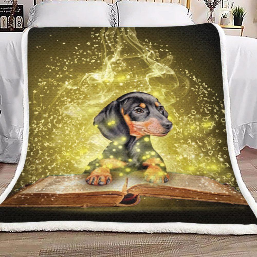 Dachshund Sherpa Fleece