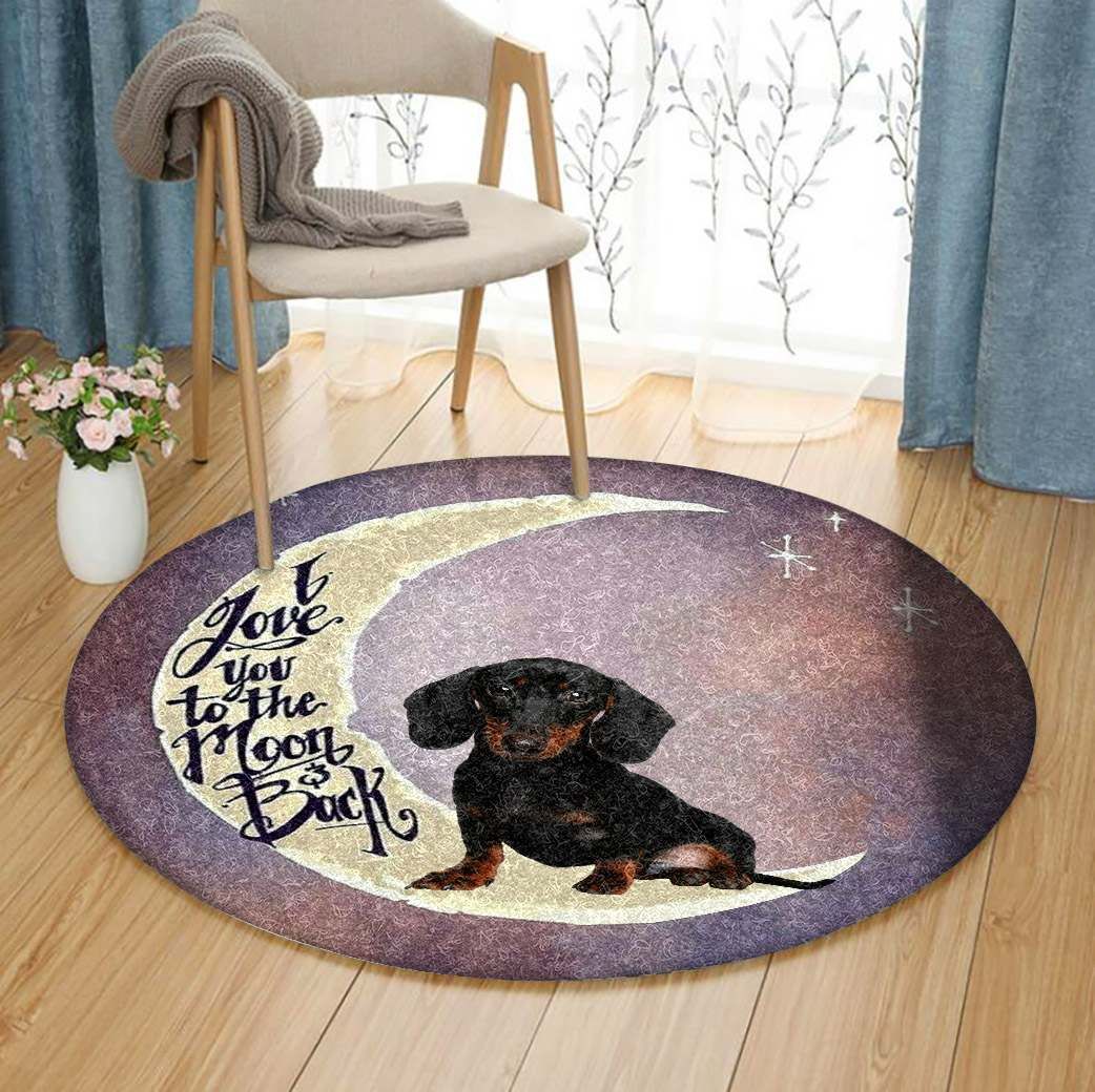 Dachshund Round Carpet