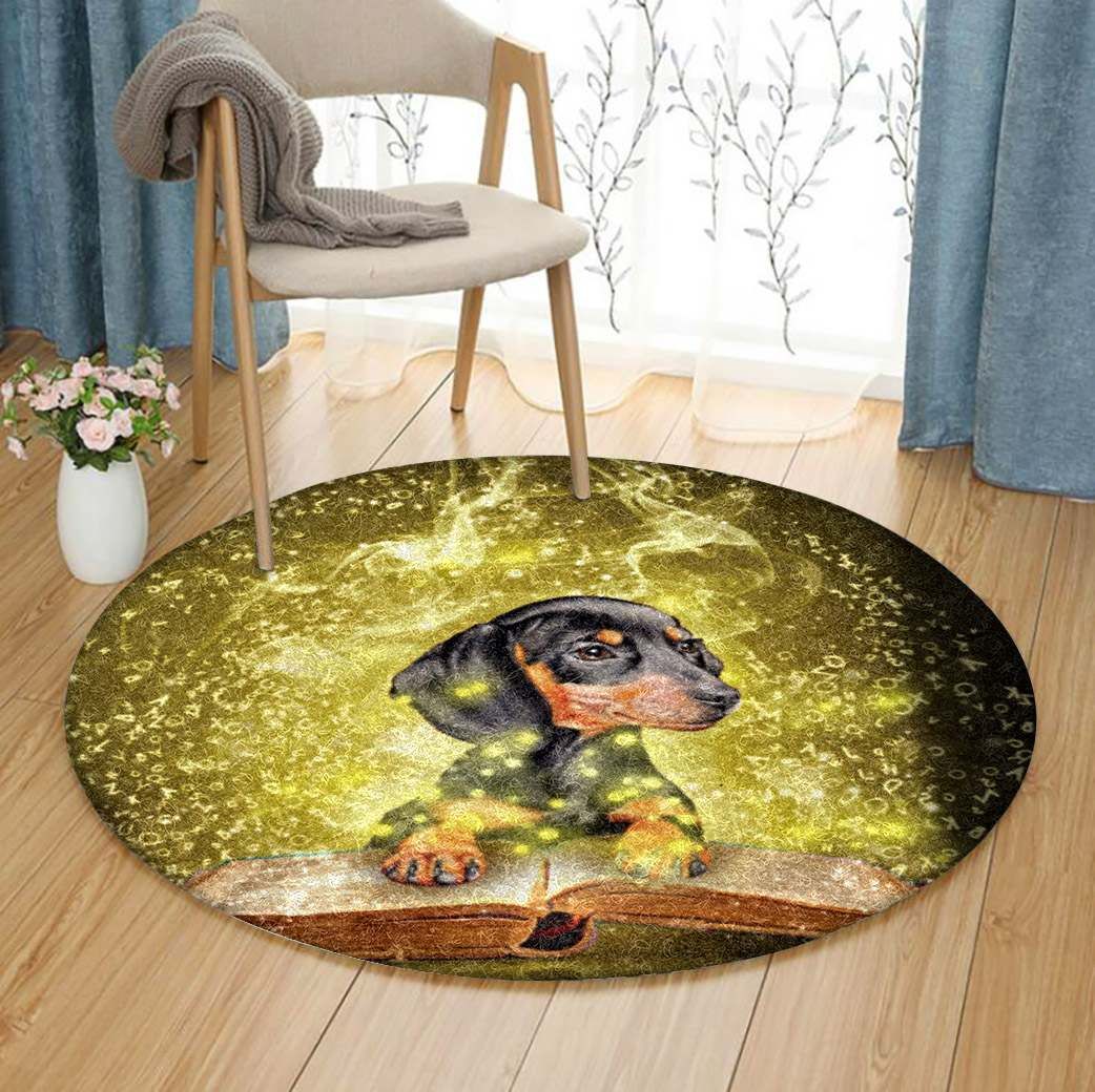 Dachshund Round Carpet