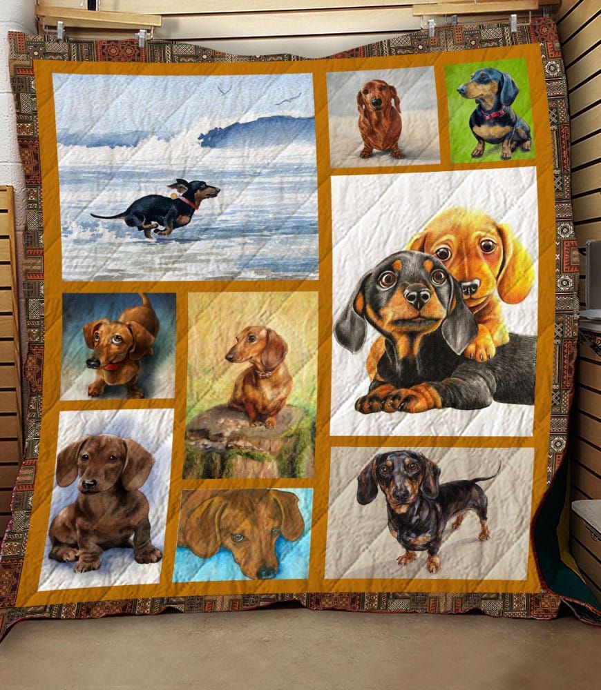 Dachshund Hooo Teee Hooo Quilt Blanket Dhc04011547Dd