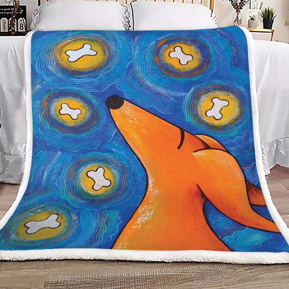 Dachshund Sherpa Fleece