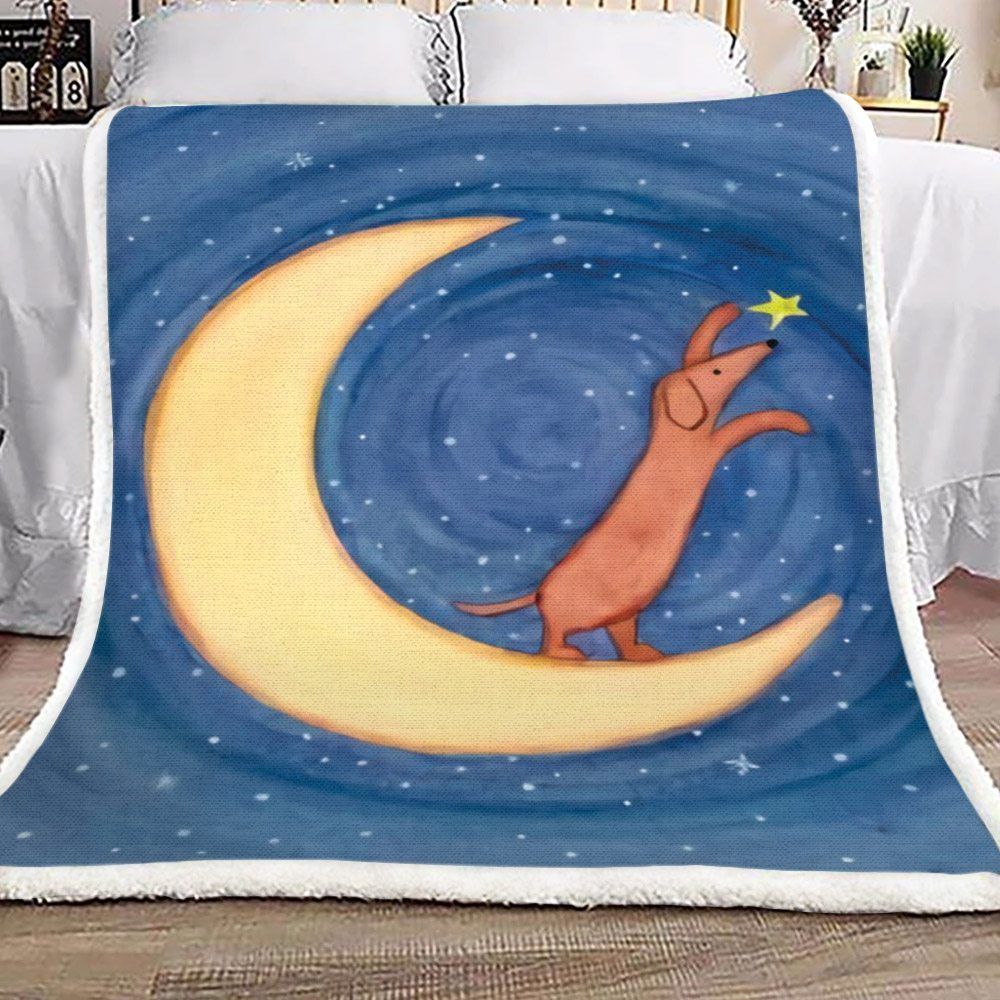 Dachshund Sherpa Fleece