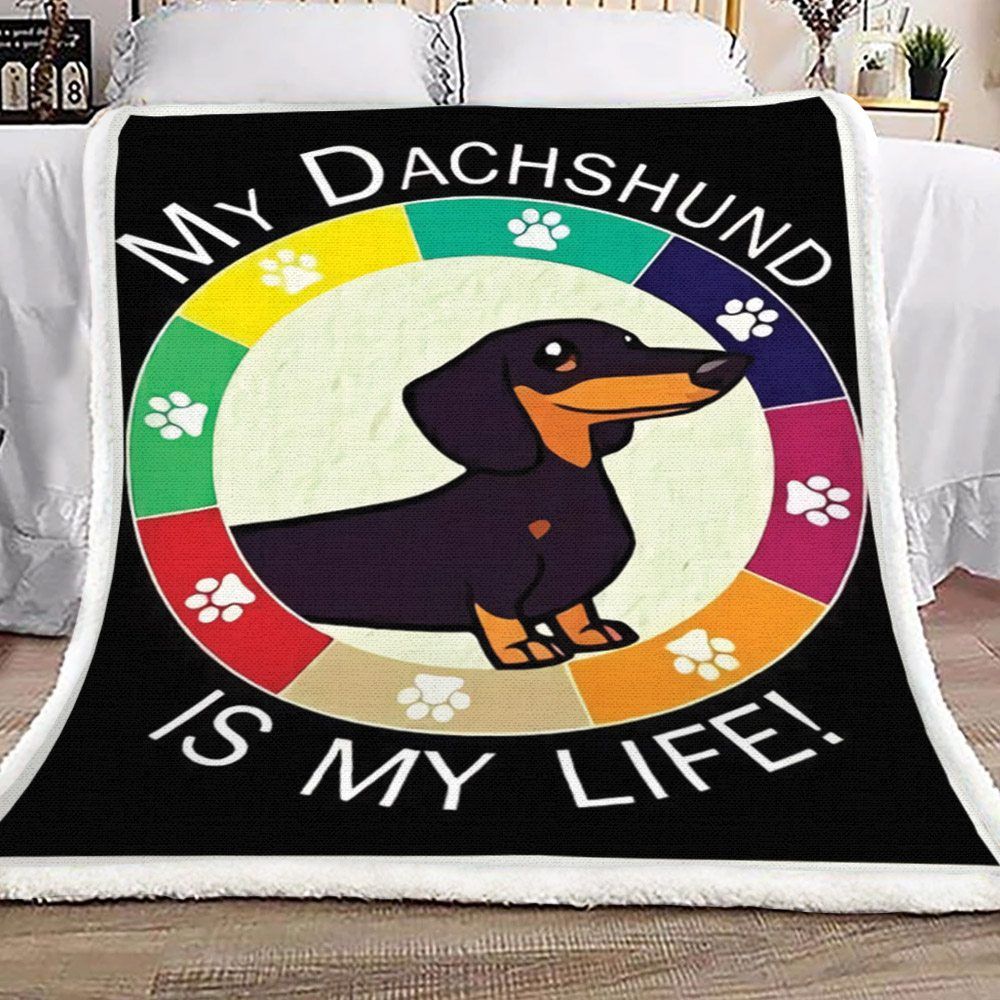 Dachshund Sherpa Fleece