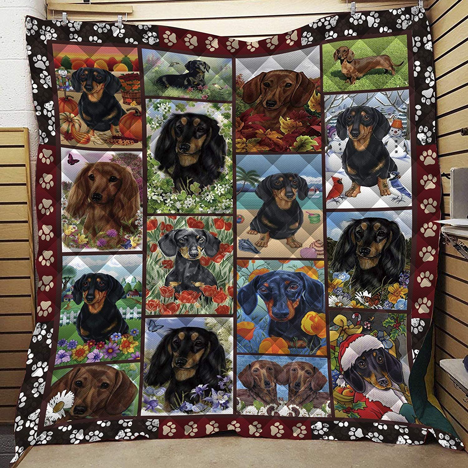 Dachshund I Love It All Quilt Blanket DHC31121174TD