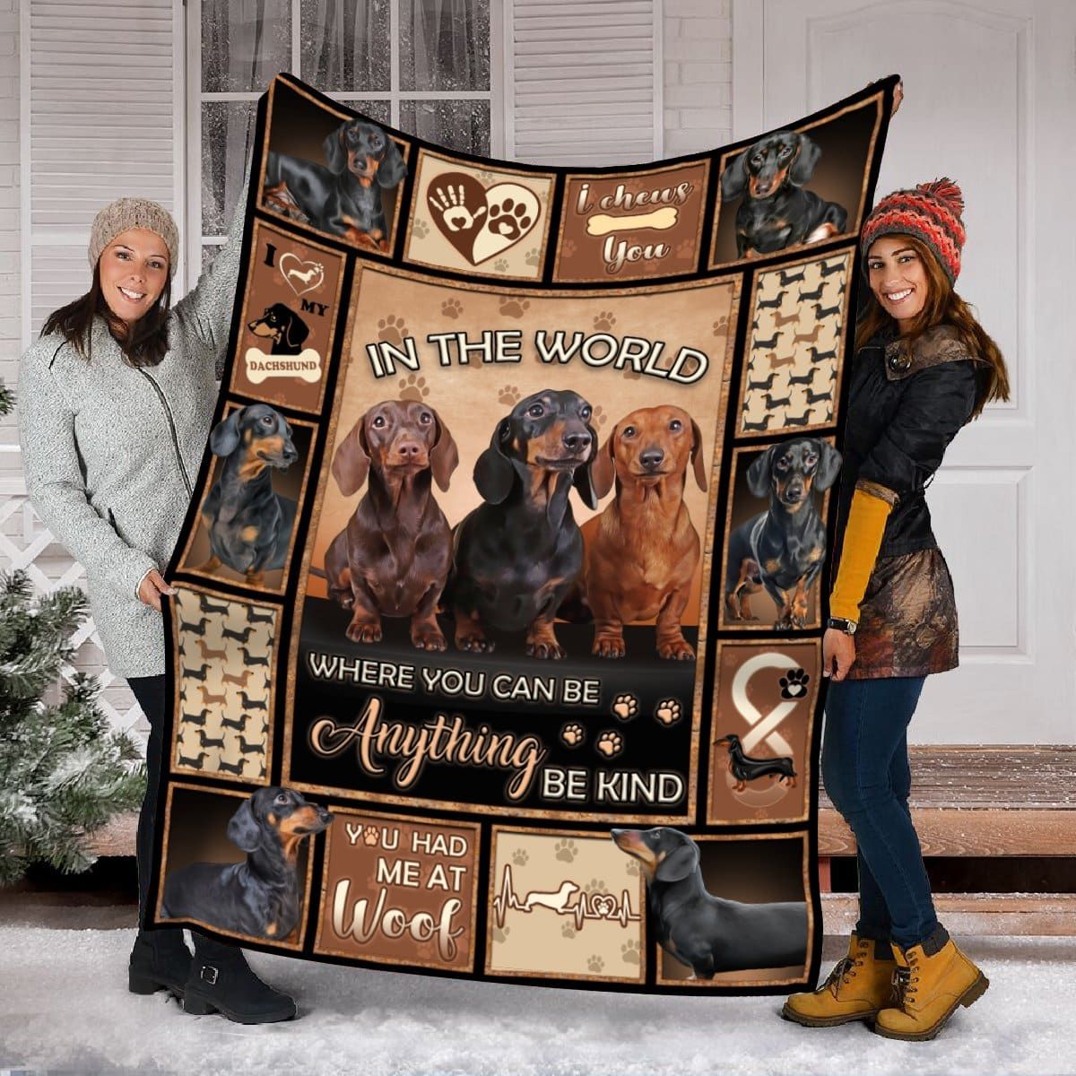 Dachshund Just One More Quilt Blanket Dhc0401989Dd