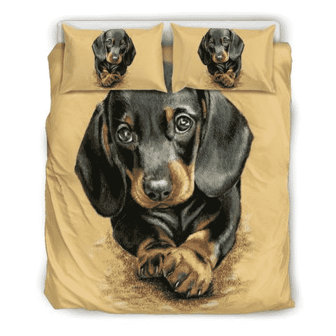Dachshund Just Wanna Know Bedding Set