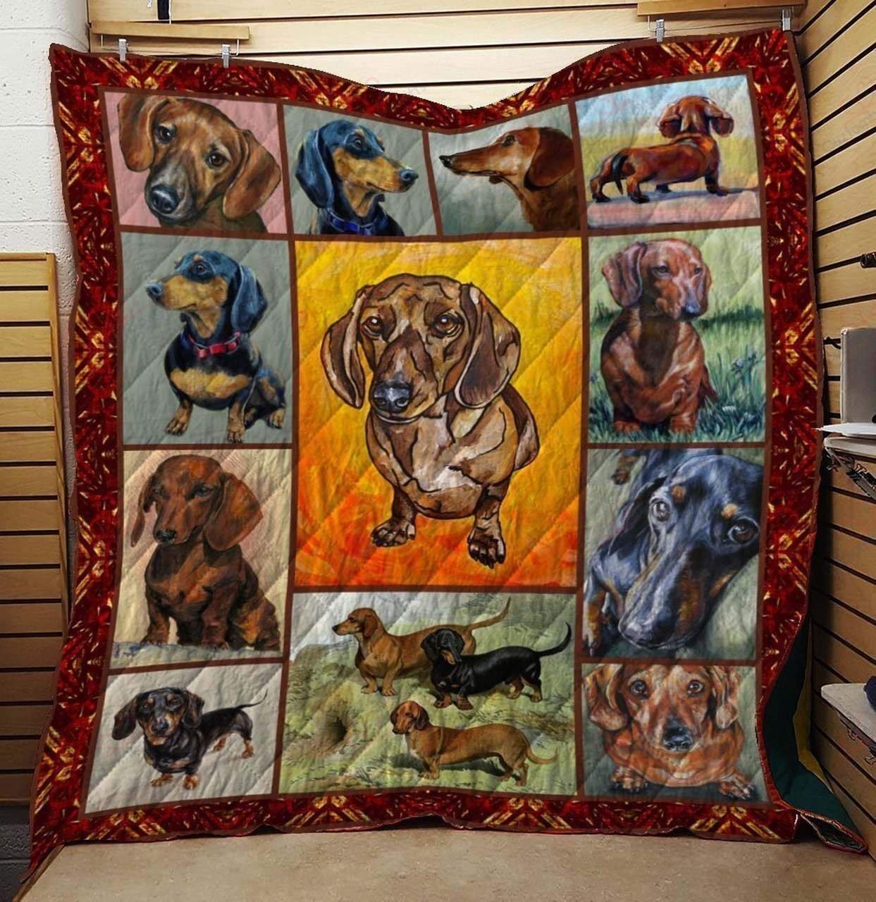 Dachshund LD2109178CL Quilt Blanket