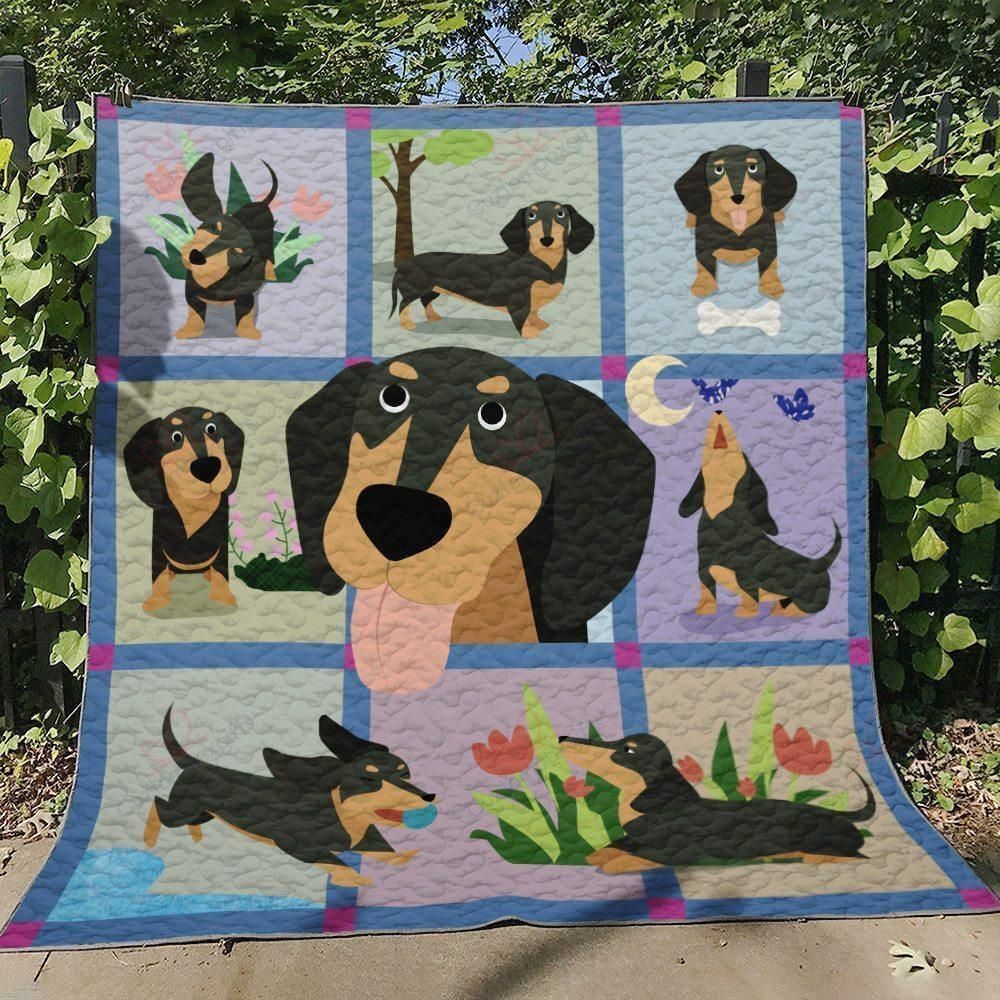 Dachshund LD2109633CL Quilt Blanket