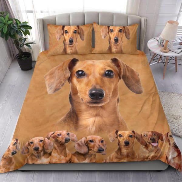 Dachshund Let Smile Bedding Set