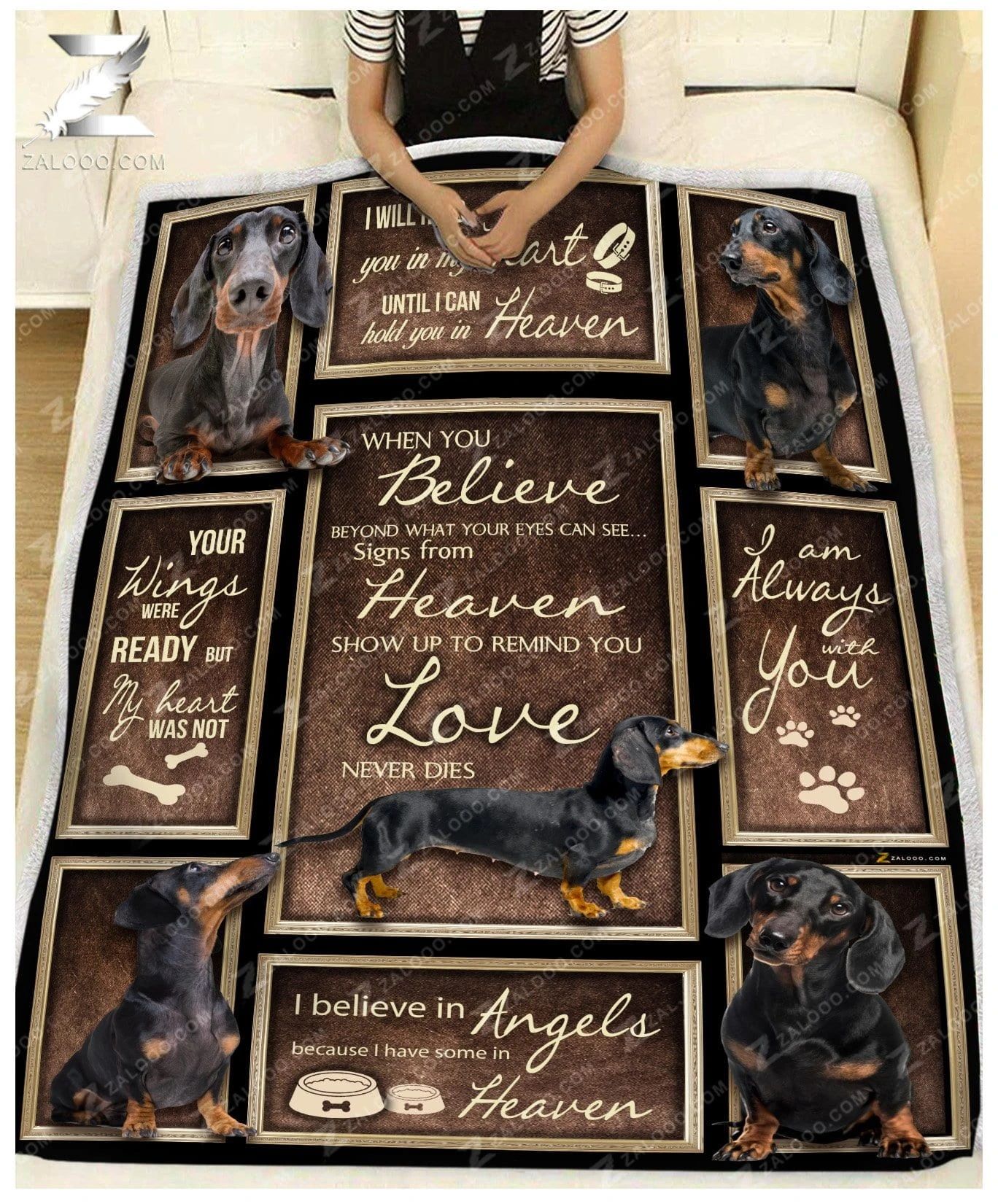 Dachshund Fleece Blanket