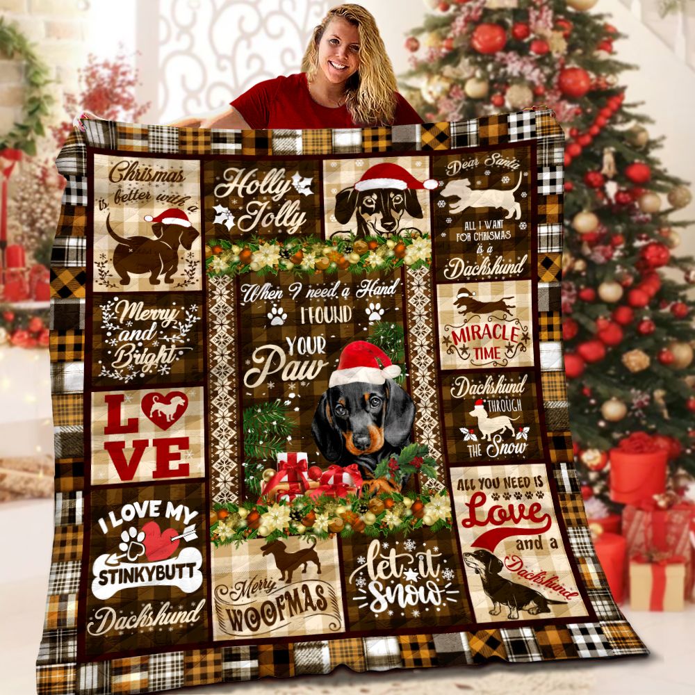 Dachshund LML201023DT Quilt Blanket
