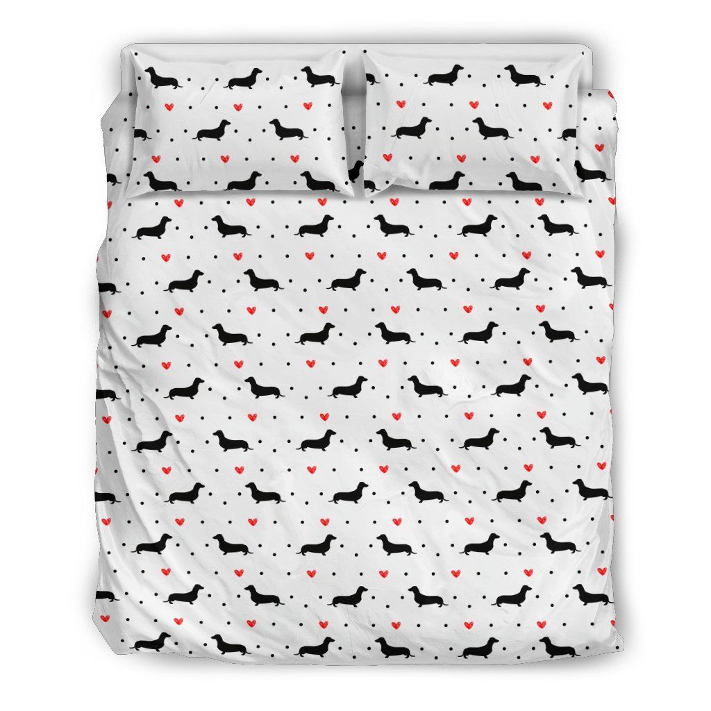 Dachshund Love Bedding Set
