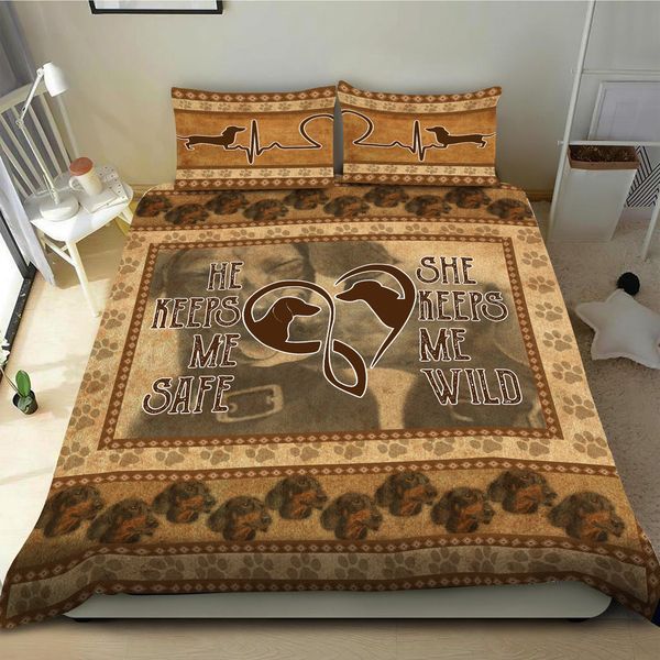 Dachshund Love Bedding Set