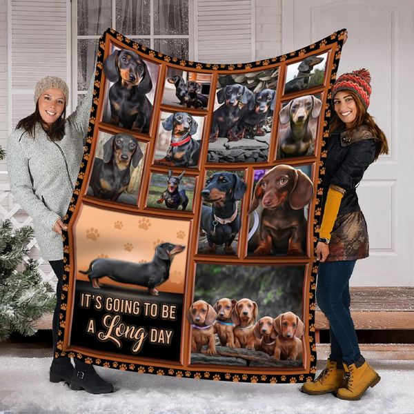 Dachshund Love Quilt Blanket DHC150120605TD