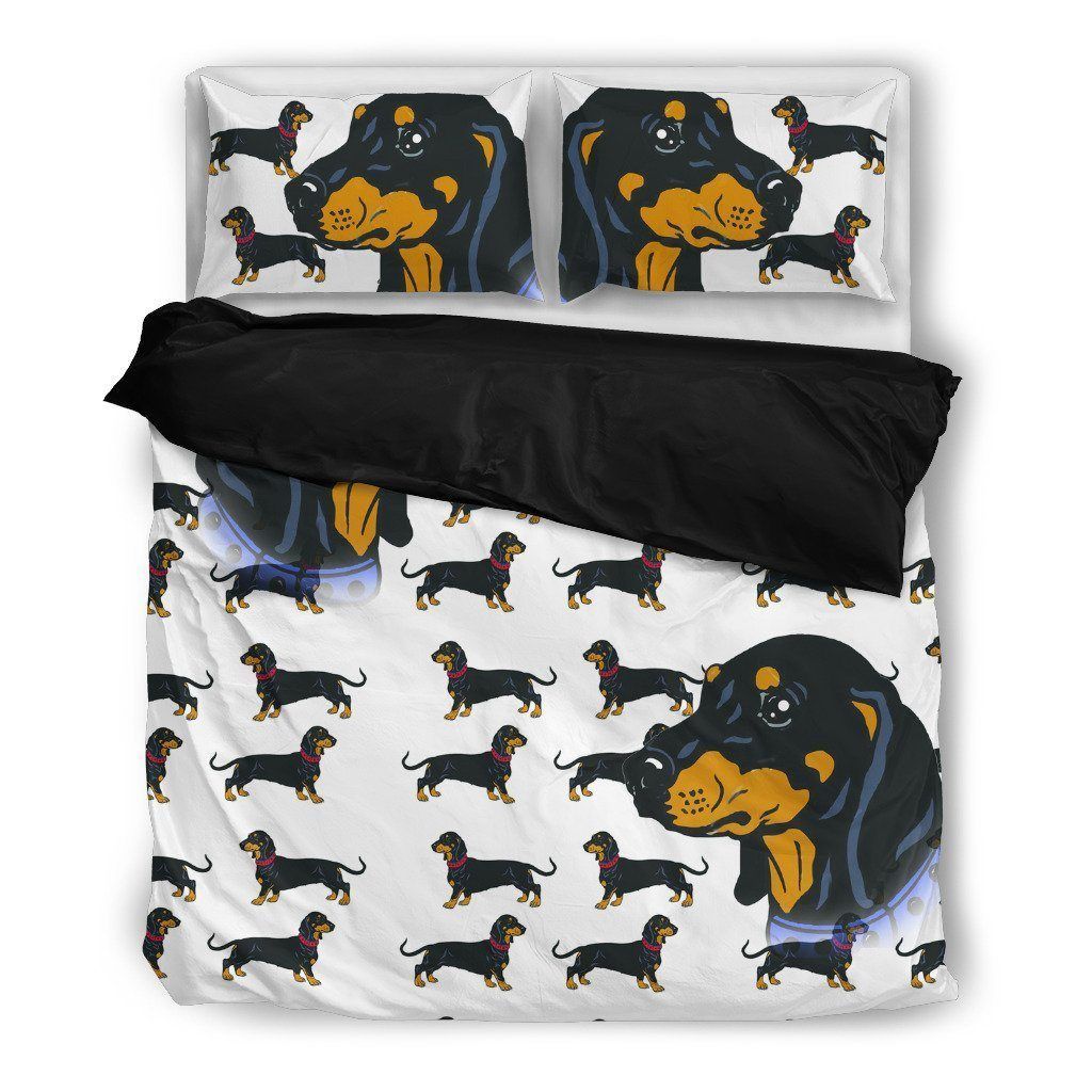 Dachshund Lover Dog Themed Bedding Set