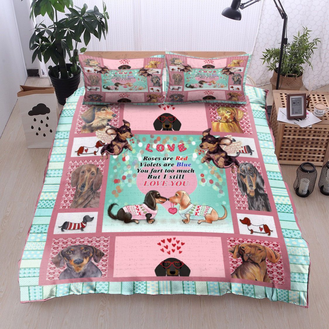 Dachshund Lover Bedding Set