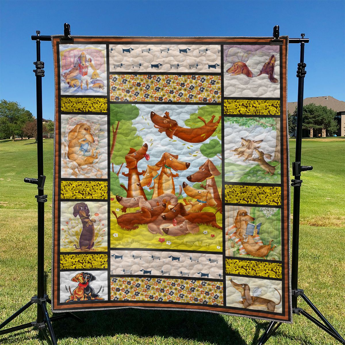 Dachshund Lovers NI2102002YA Quilt Blanket