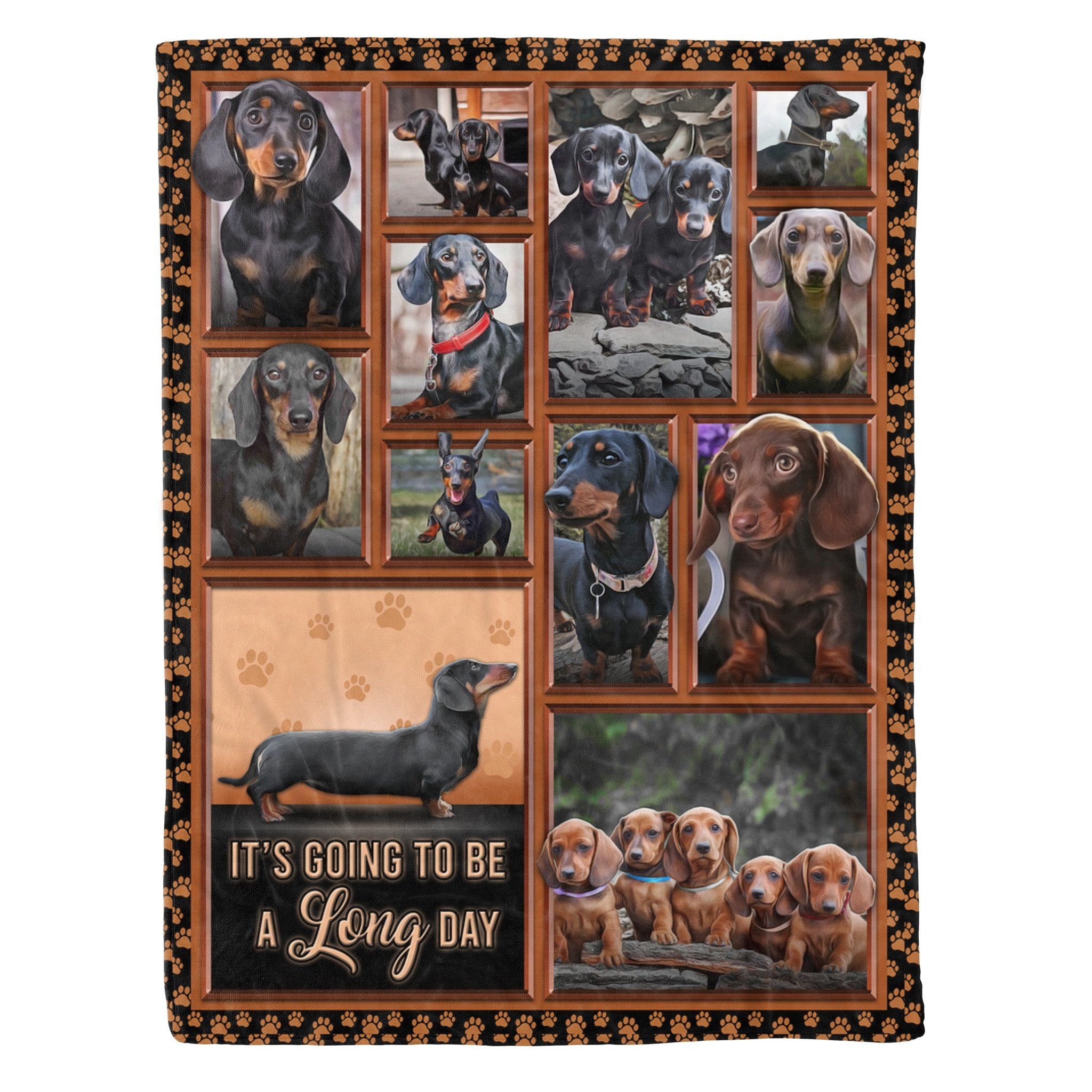 Dachshund Fleece Blanket