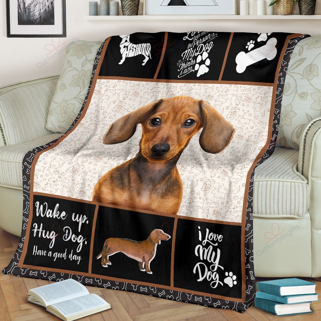 Dachshund Fleece Blanket