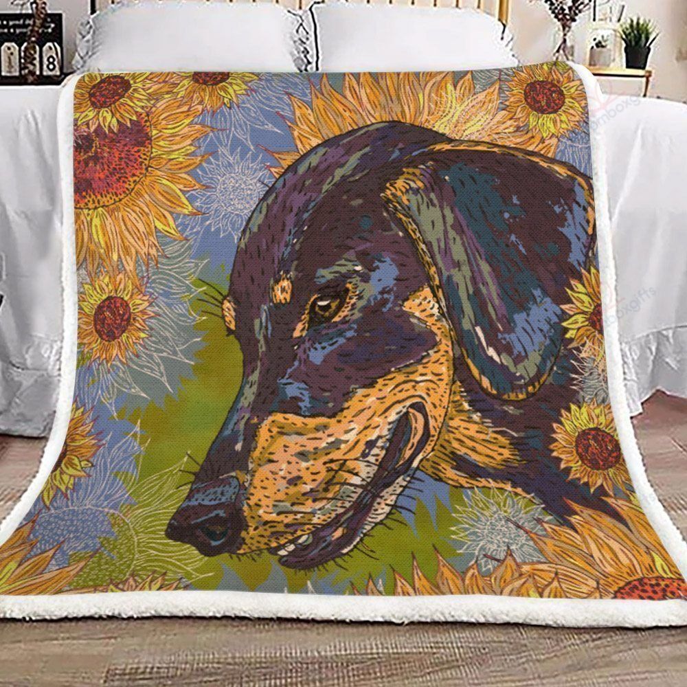 Dachshund Fleece Blanket