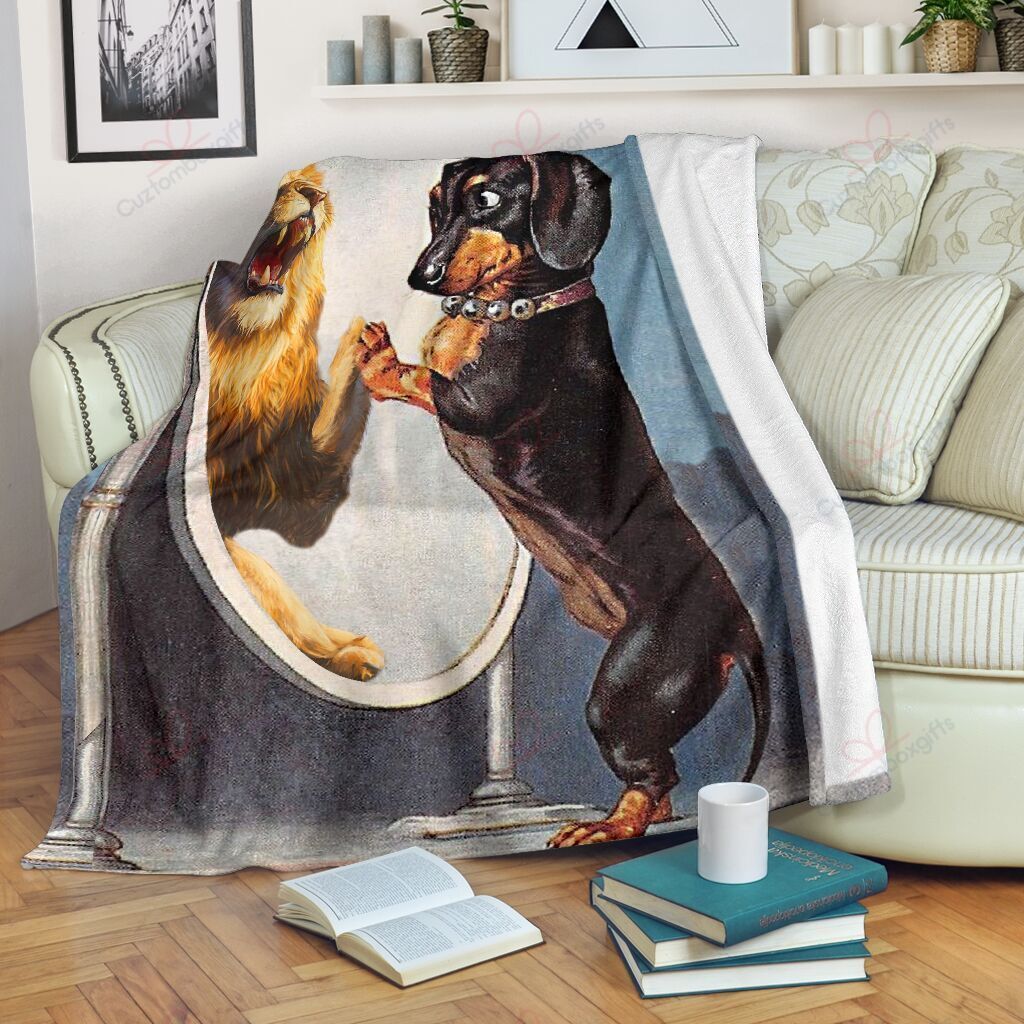 Dachshund Fleece Blanket