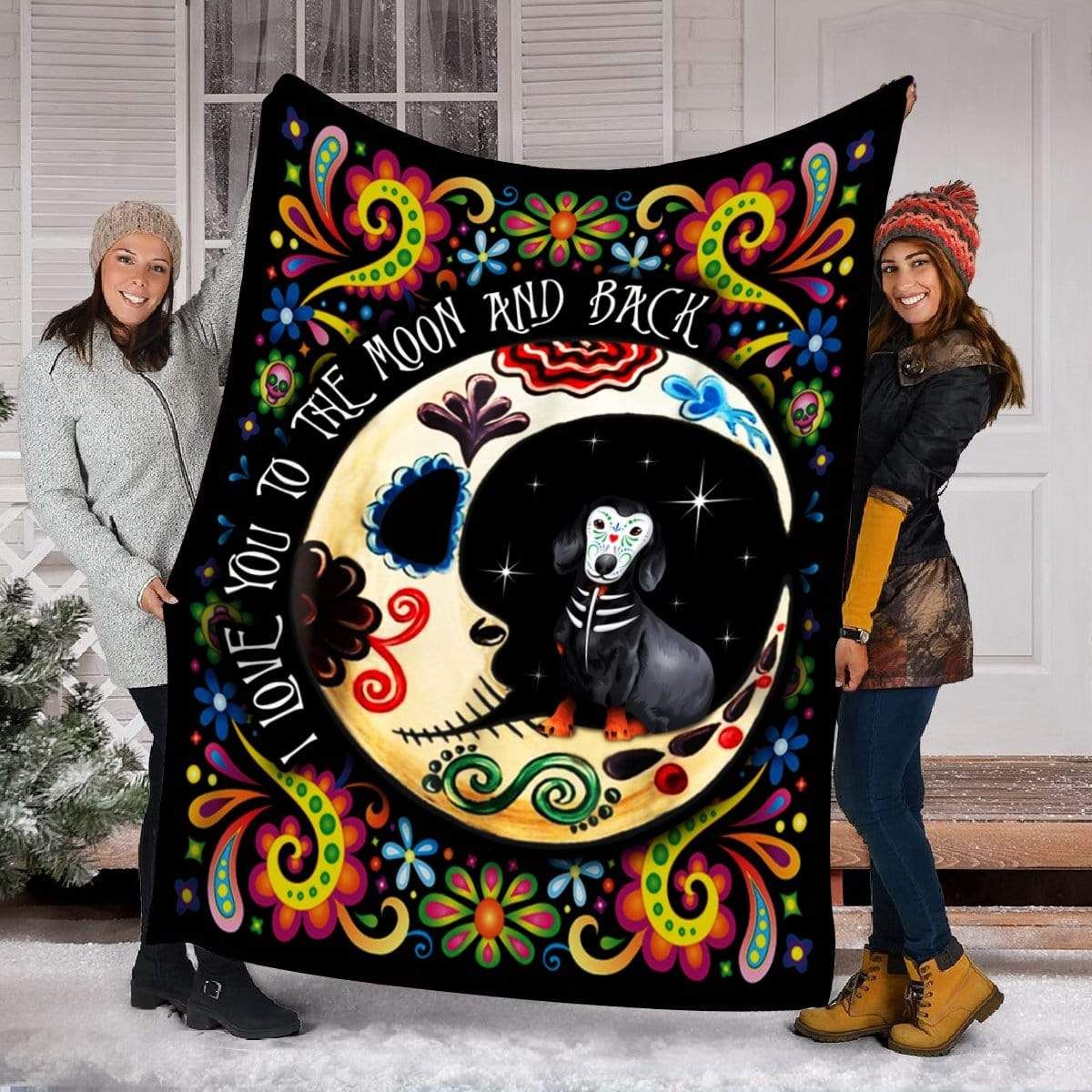 Dachshund Fleece Blanket