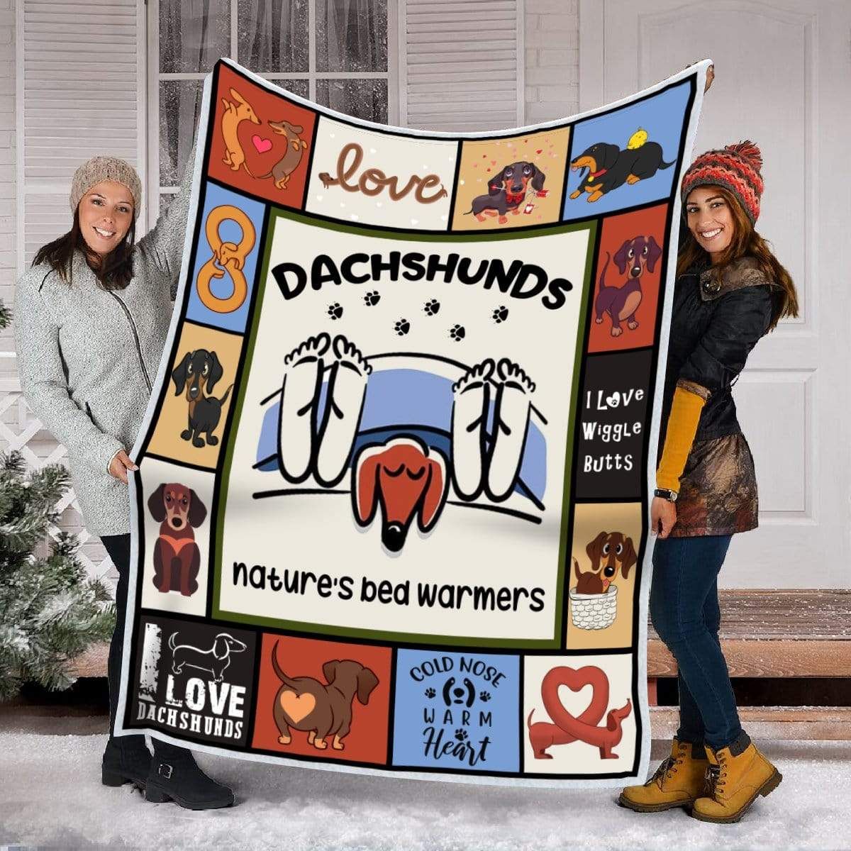 Dachshund Fleece Blanket