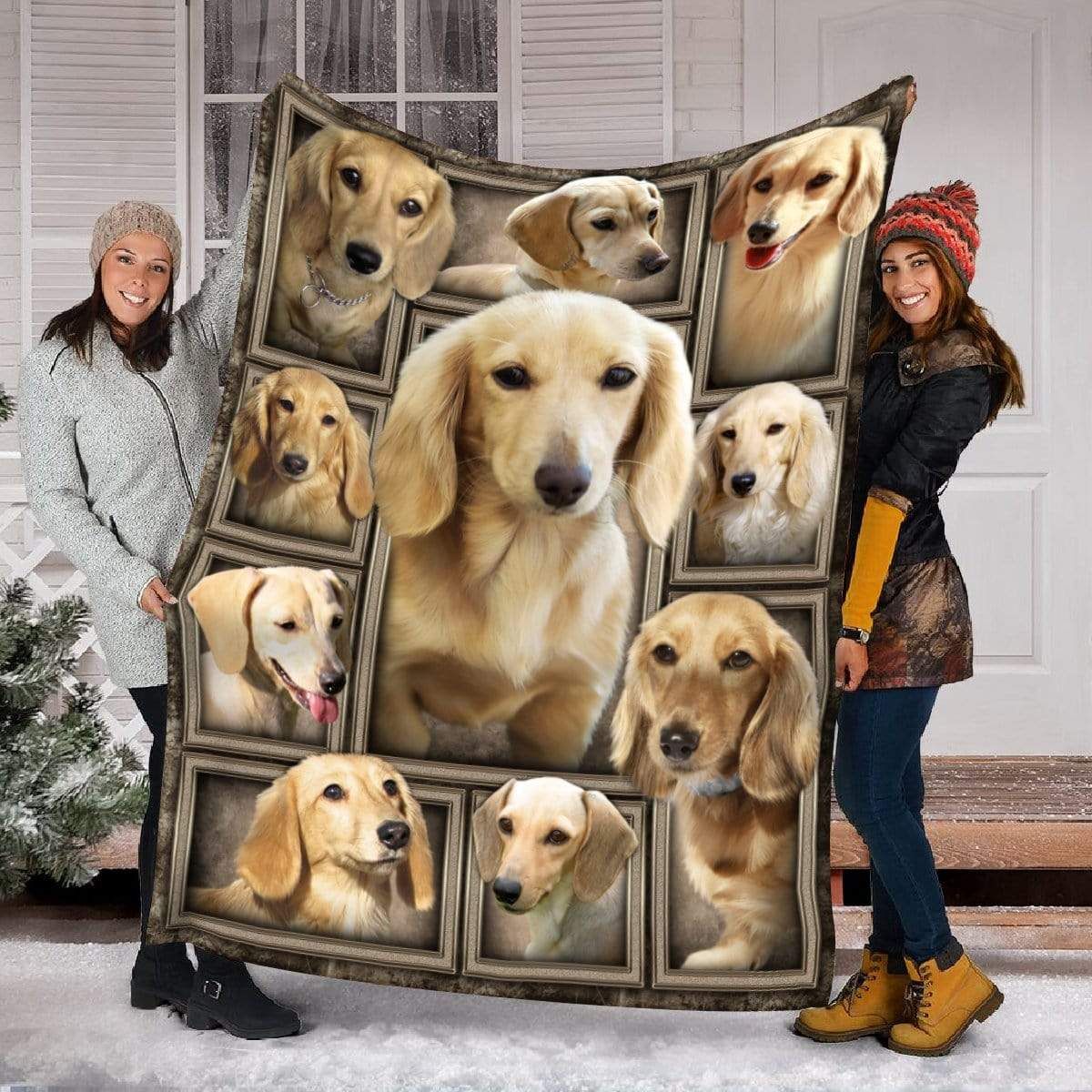 Dachshund Fleece Blanket