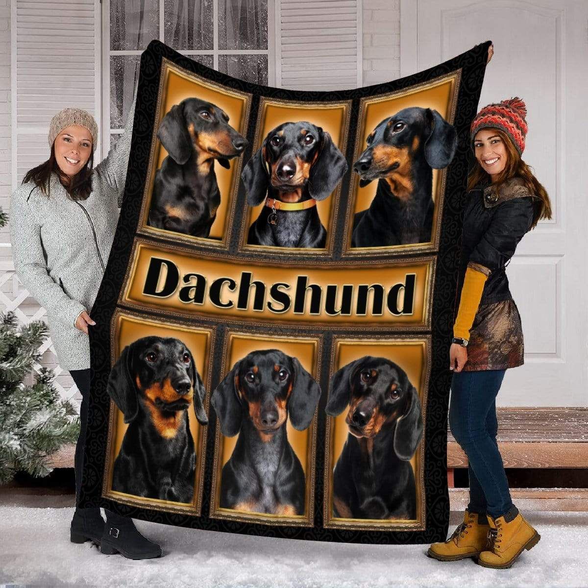 Dachshund Fleece Blanket
