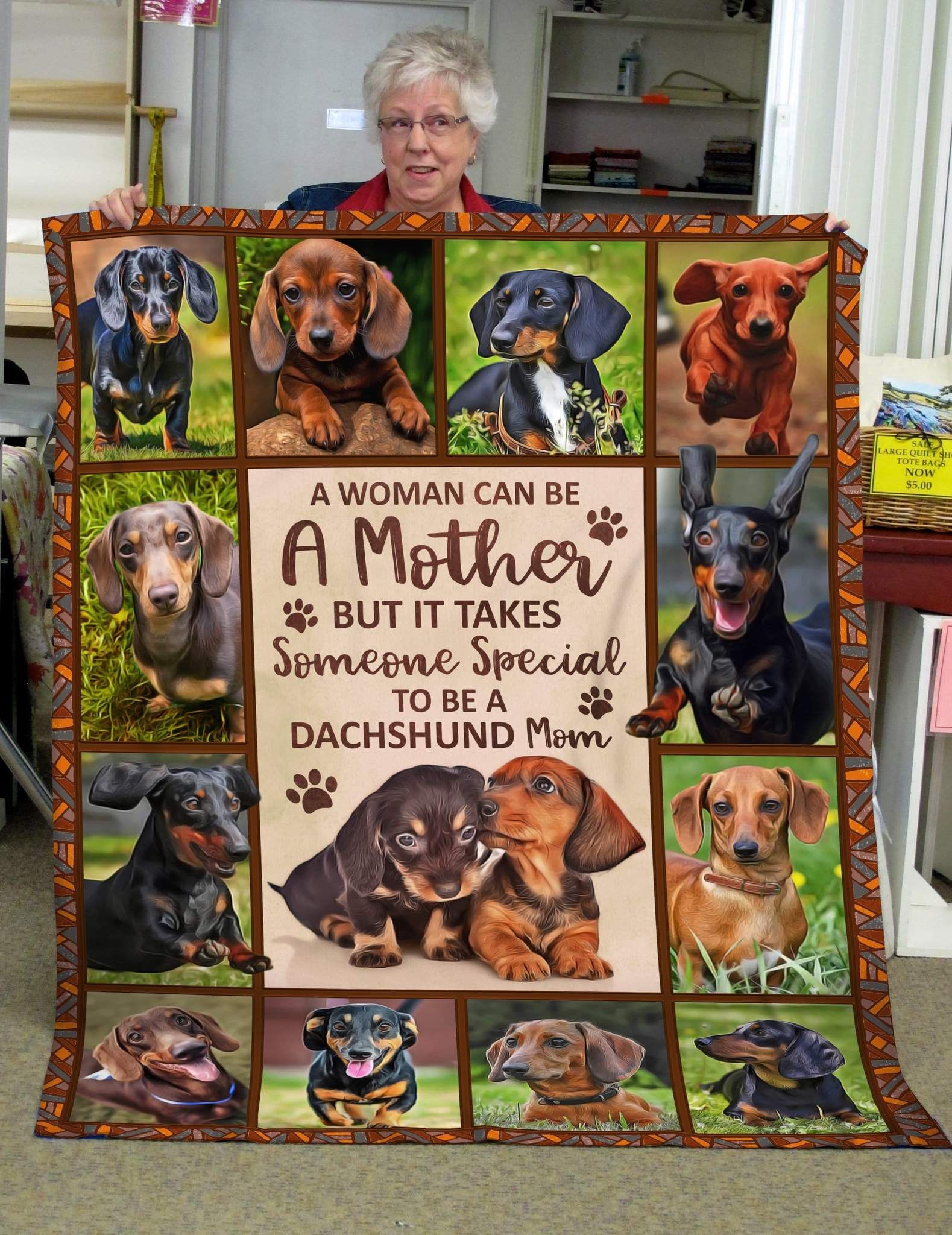 Dachshund Fleece Blanket