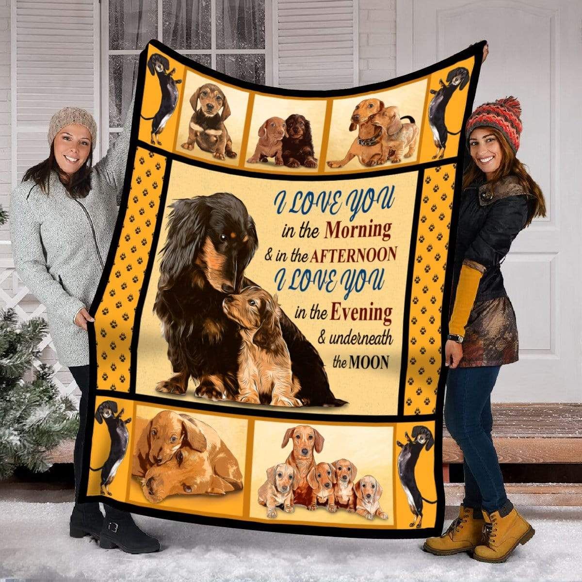 Dachshund Fleece Blanket