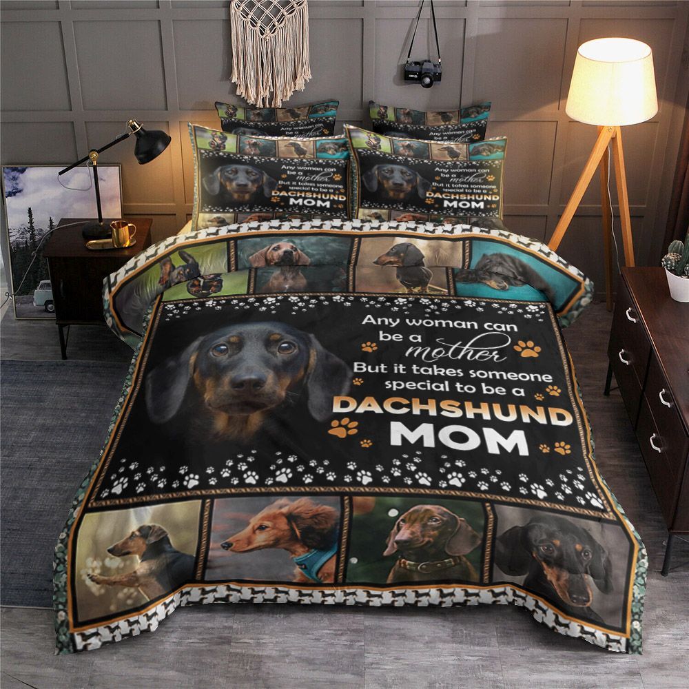 Dachshund Mom Bedding Set