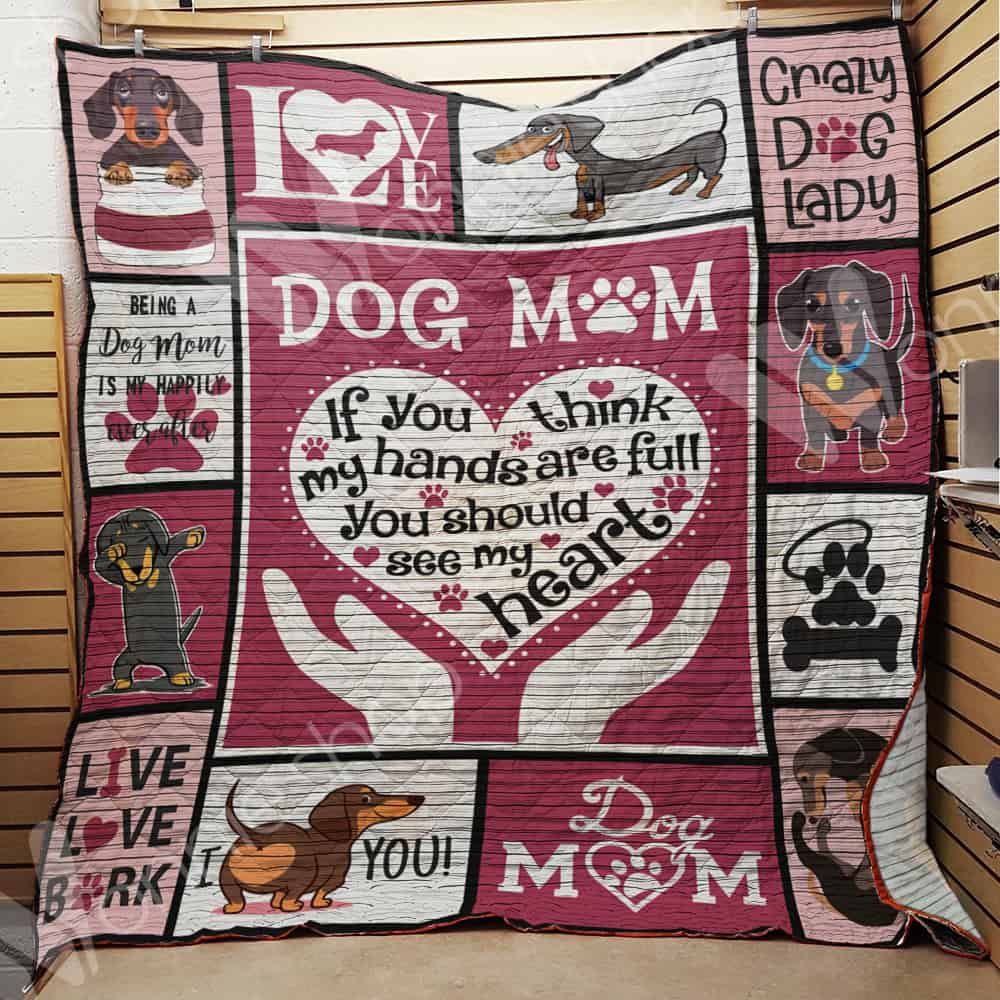 Dachshund Mom Quilt Blanket DHC01021423TD