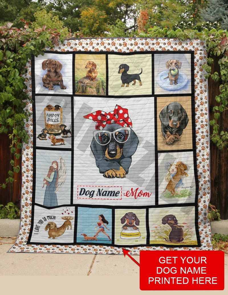 Dachshund Mom Quilt Blanket DHC0201201387TD