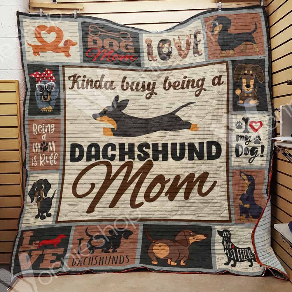 Dachshund Mom Quilt Blanket DHC1002551TD