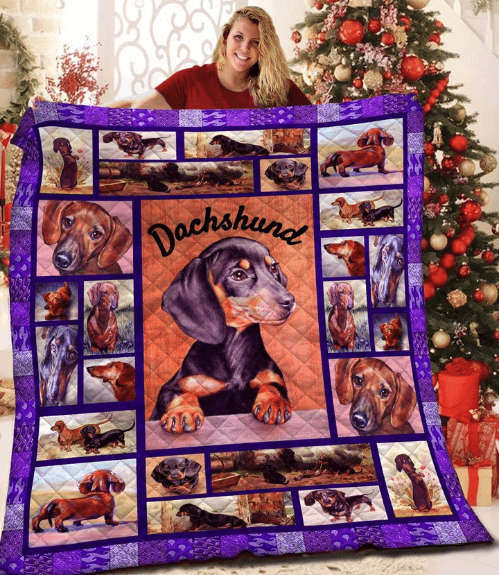 Dachshund Mr Dach Shund Quilt Blanket Dhc04011594Dd