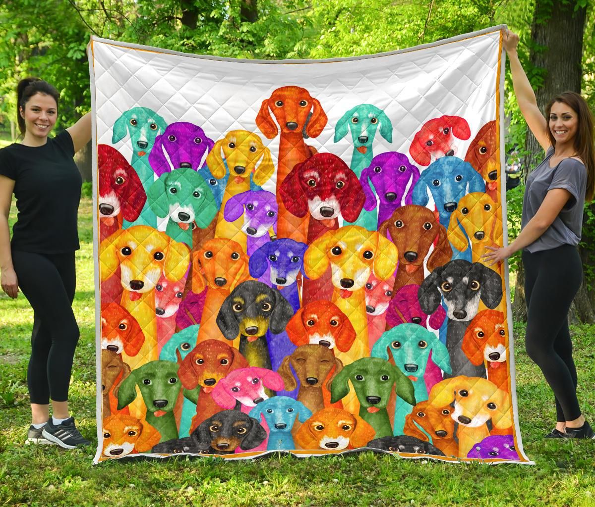 Dachshund Muilti Quilt Blanket Dhc09121656Dd