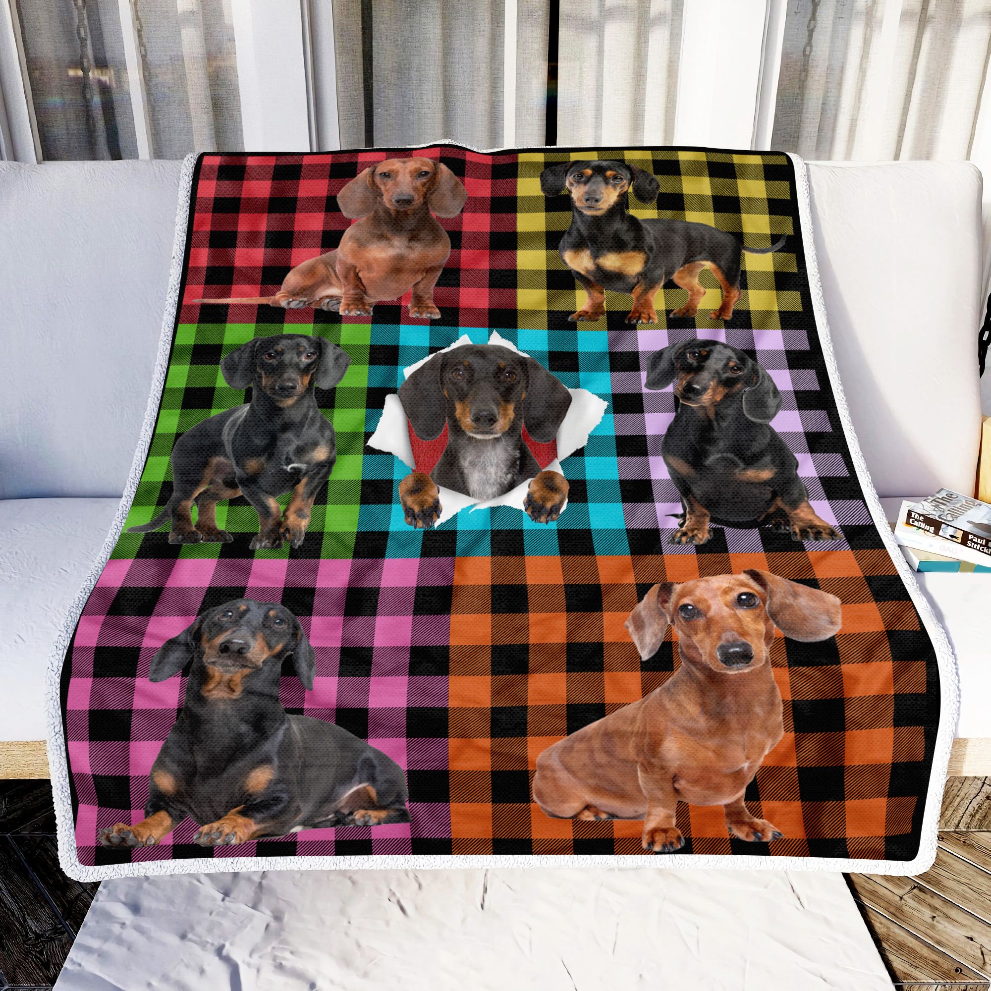 Dachshund Fleece Blanket