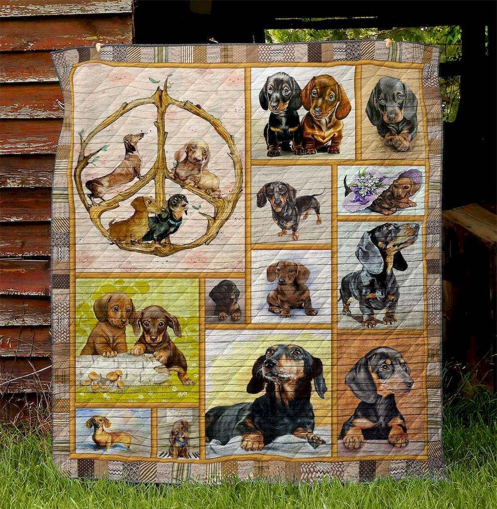 Dachshund P250301 Quilt Blanket