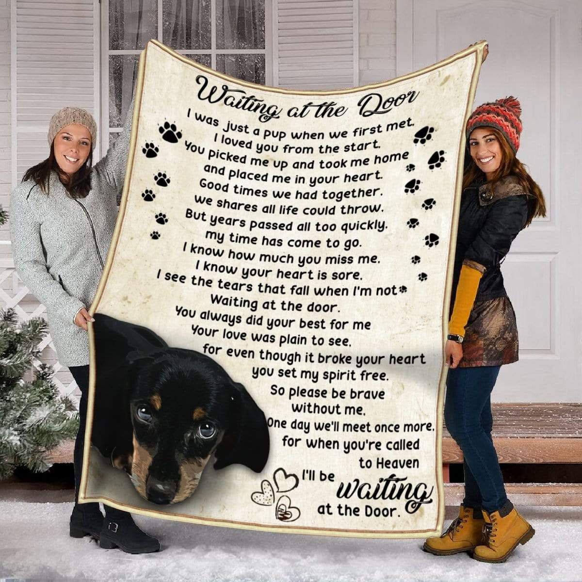 Dachshund Puppies Fleece Blanket