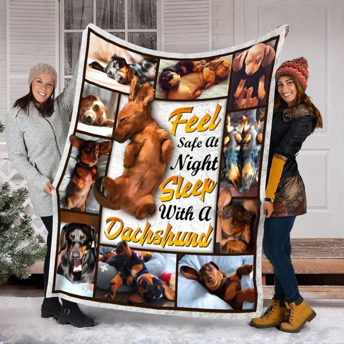 Dachshund Puppies Fleece Blanket