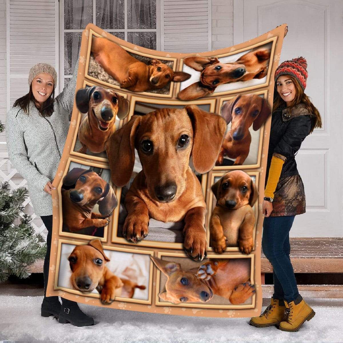 Dachshund Puppy Fleece Blanket