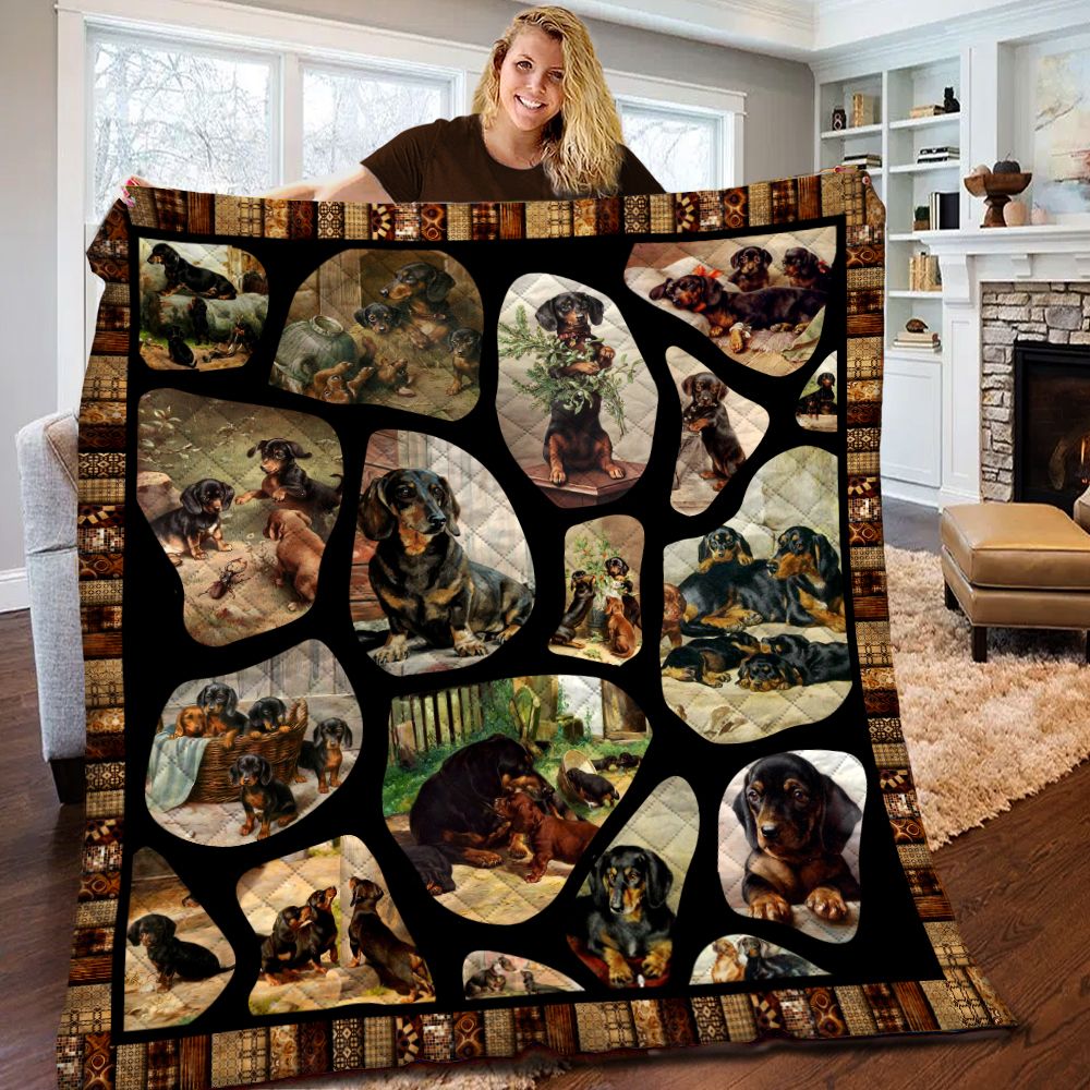 Dachshund Quilt Blanket BBB050204NB