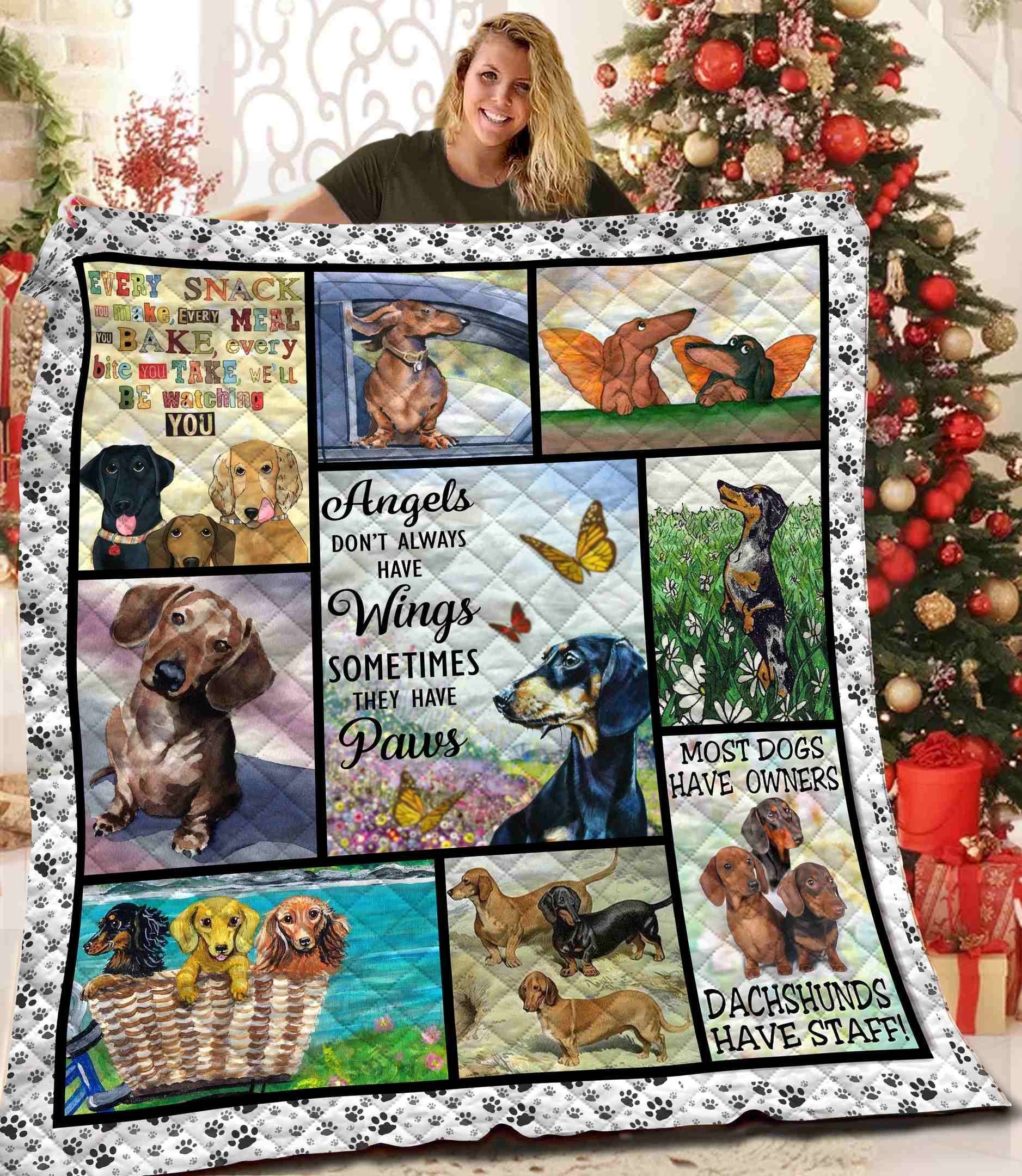 Dachshund Quilt Blanket BBB051101NB