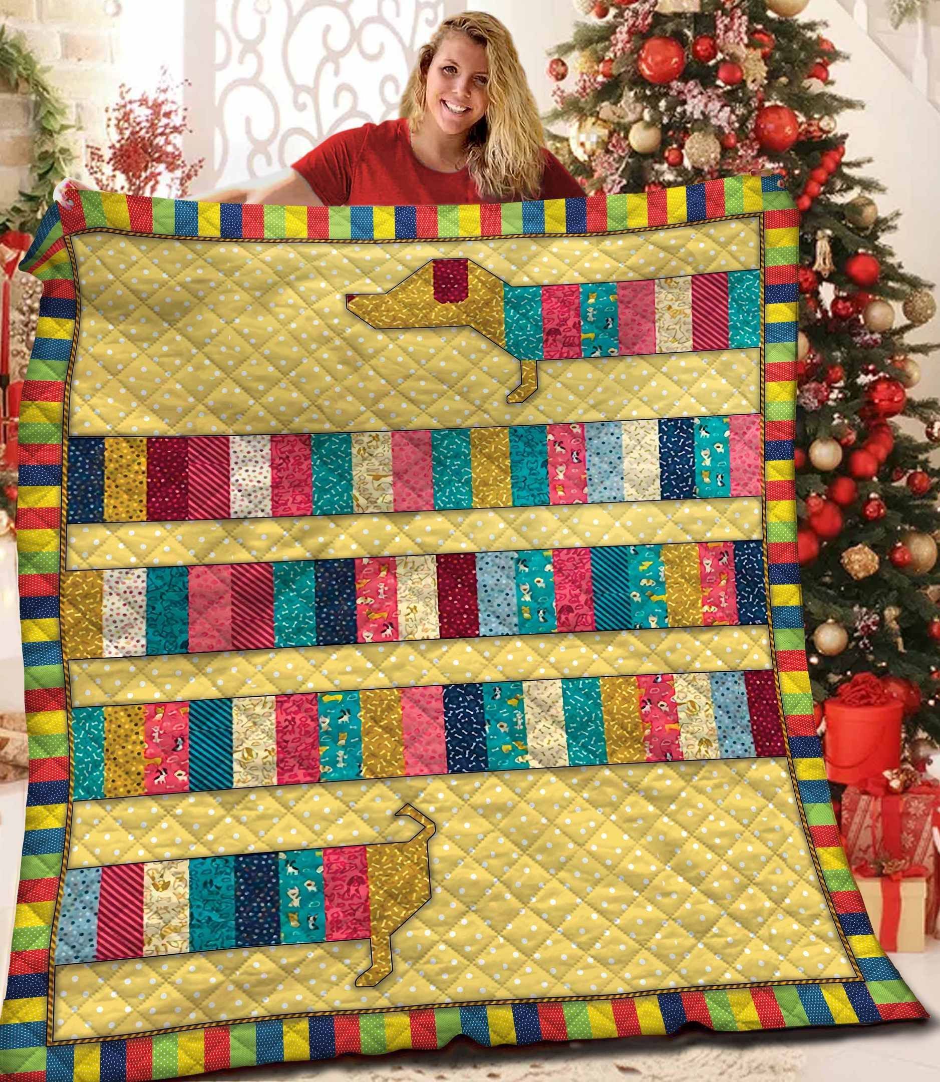 Dachshund Quilt Blanket BBB051107MH