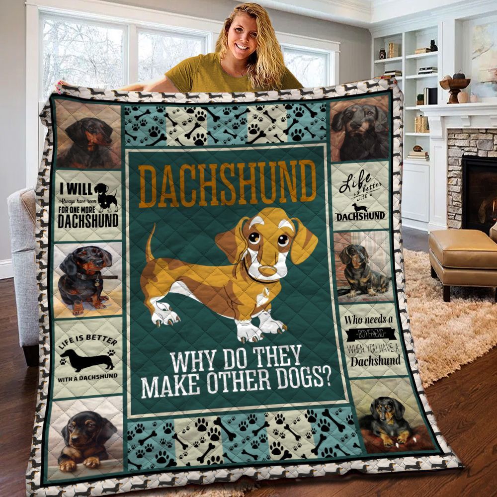 Dachshund Quilt Blanket BBB060218SM