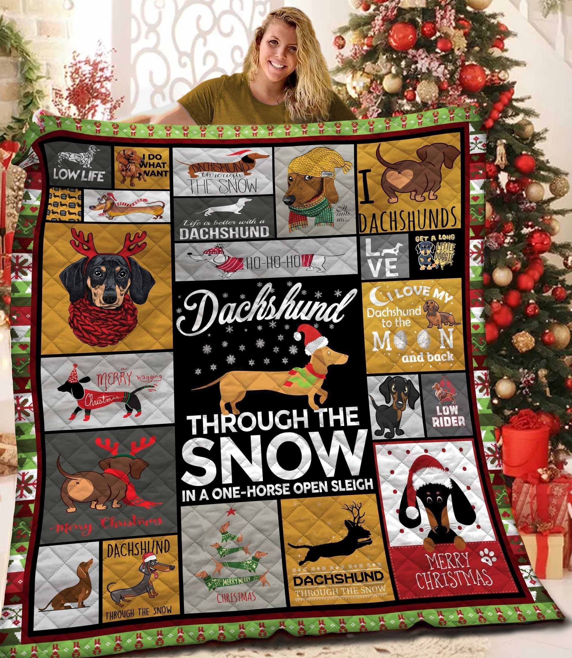 Dachshund Quilt Blanket BBB061125SM